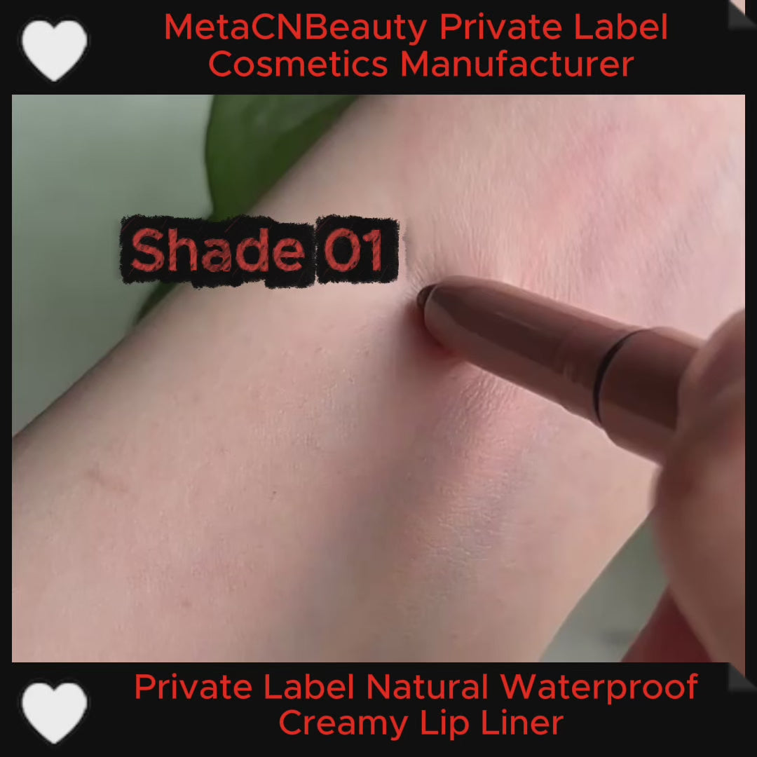 Private Label Natural Waterproof Creamy Lip Liner