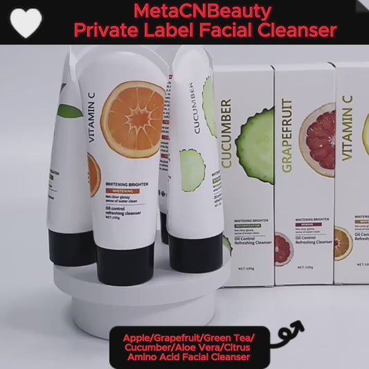 Private Label Citrus Amino Acid Facial Cleanser