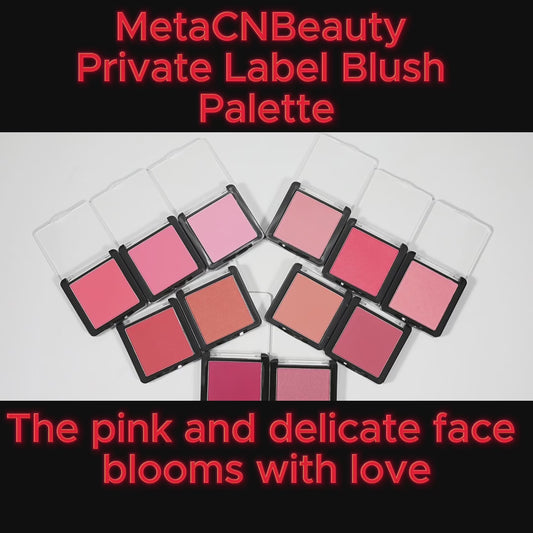 MetaCNBeauty Private Label Blush Palette