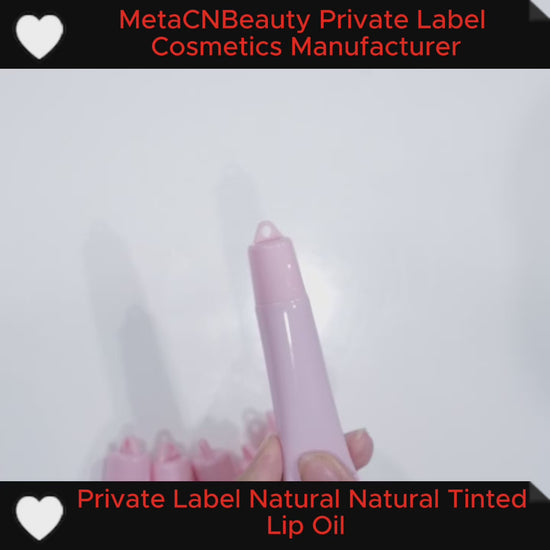 Private Label Natural Natural Tinted Lip Oil