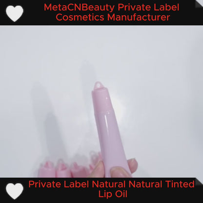 Private Label Natural Natural Tinted Lip Oil