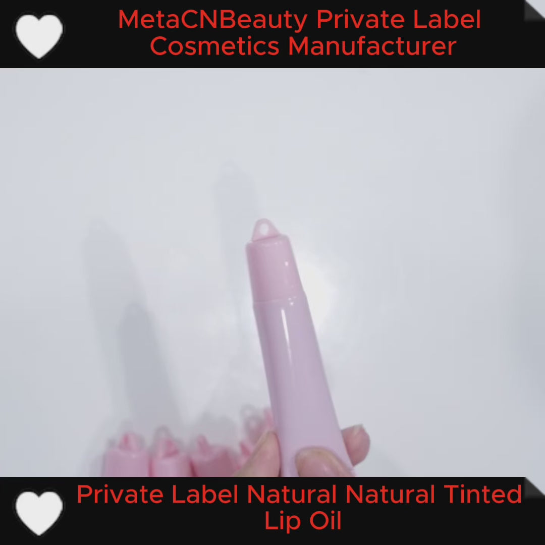 Private Label Natural Natural Tinted Lip Oil