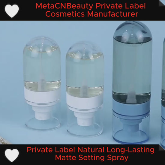 Private Label Natural Long-Lasting Matte Setting Spray