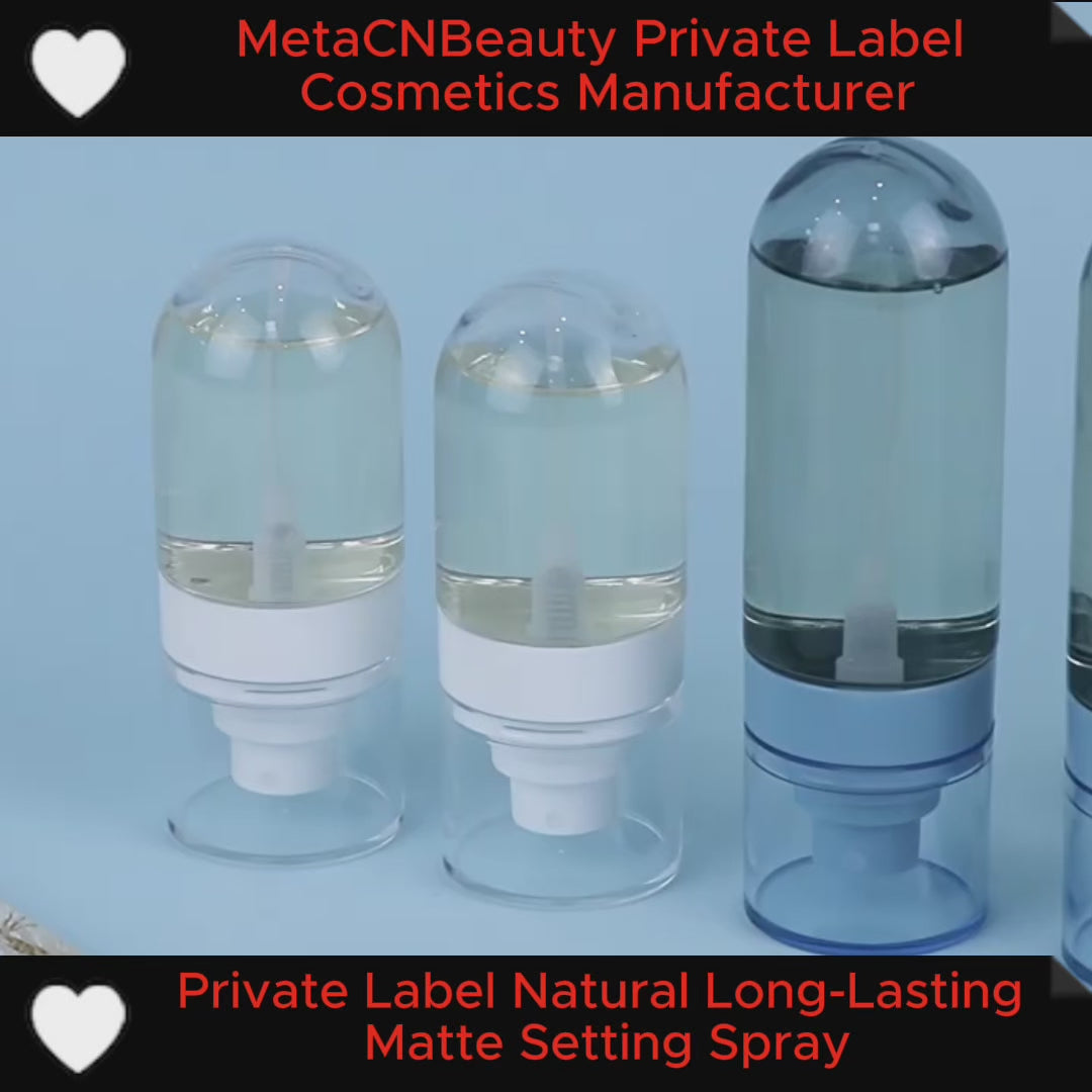 Private Label Natural Long-Lasting Matte Setting Spray
