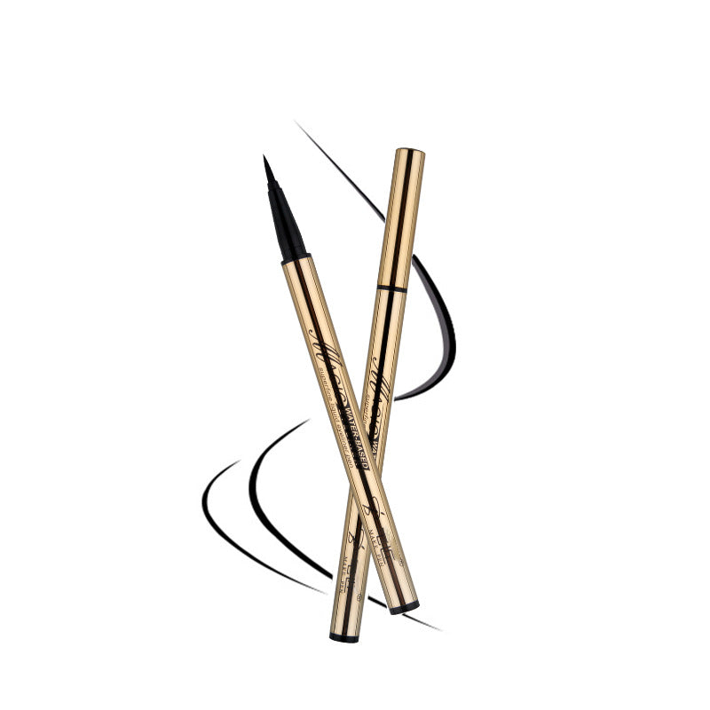 Dazzling gold fashion quick-drying non-smudge liquid eyeliner pen