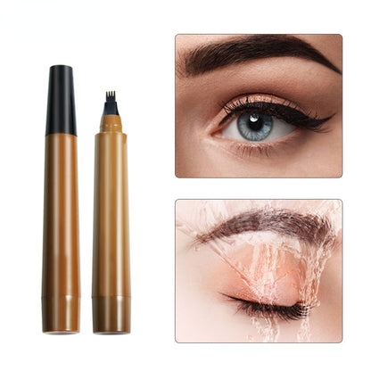 Four-pronged tip liquid eyebrow pencil OEM/ODM