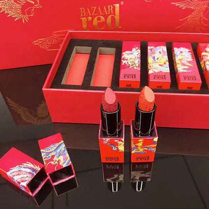 Lipstick combination lipstick gift box ten color set national style