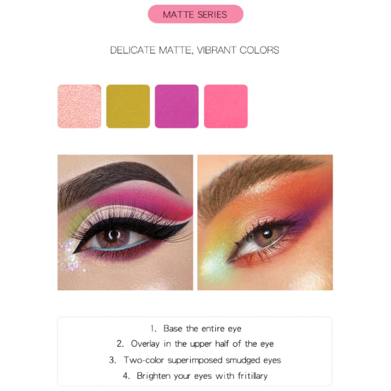 28 color eye shadow palette