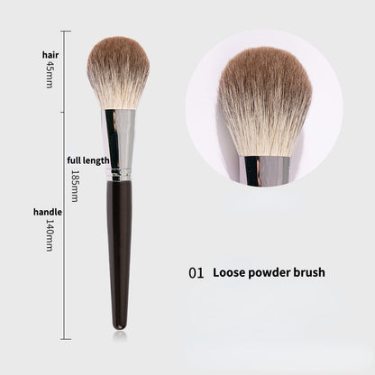 100% Snow Fox Soft Hair Makeup Brush Set