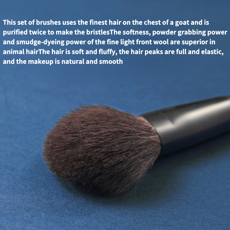 Premium Animal Hair Wool Makeup Brush Set