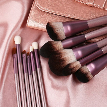 12 Small Grape Makeup Brush Set