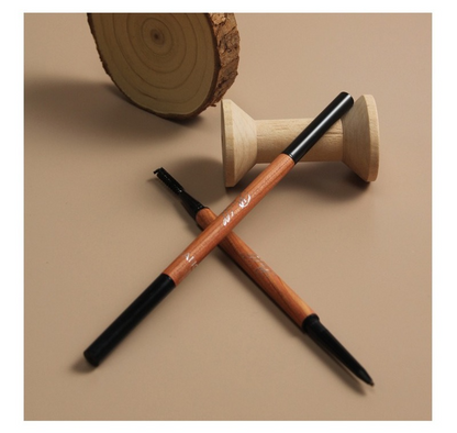 Matte surface waterproof and sweatproof  wooden eyebrow pencil OEM/ODM
