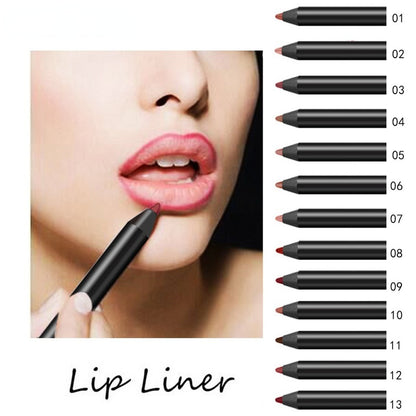 Moisturizing Matte Velvet 13 Color Lip Liner