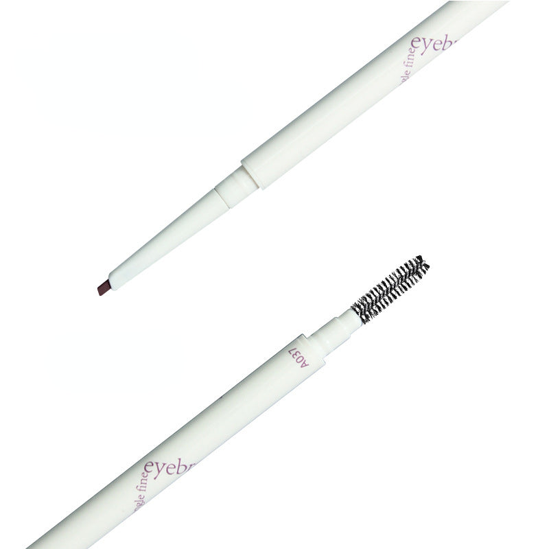 Double head pole automatic rotation waterproof eyebrow pencil OEM/ODM
