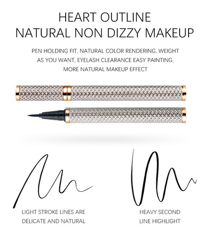 Smooth, waterproof and sweat-proof diamond scale liquid eyeliner (small batch can be printed with logo)