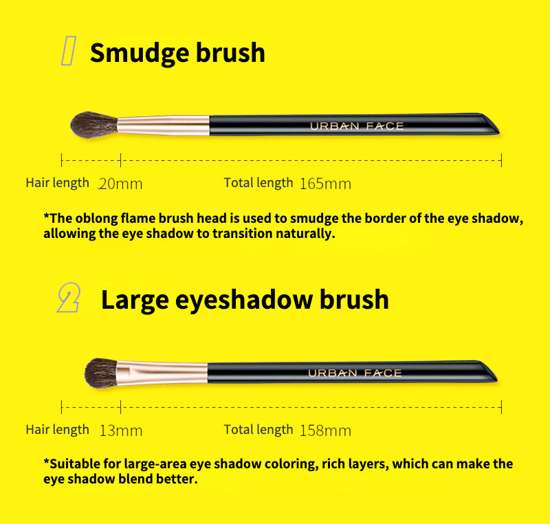 Soft wool eyeshadow brush
