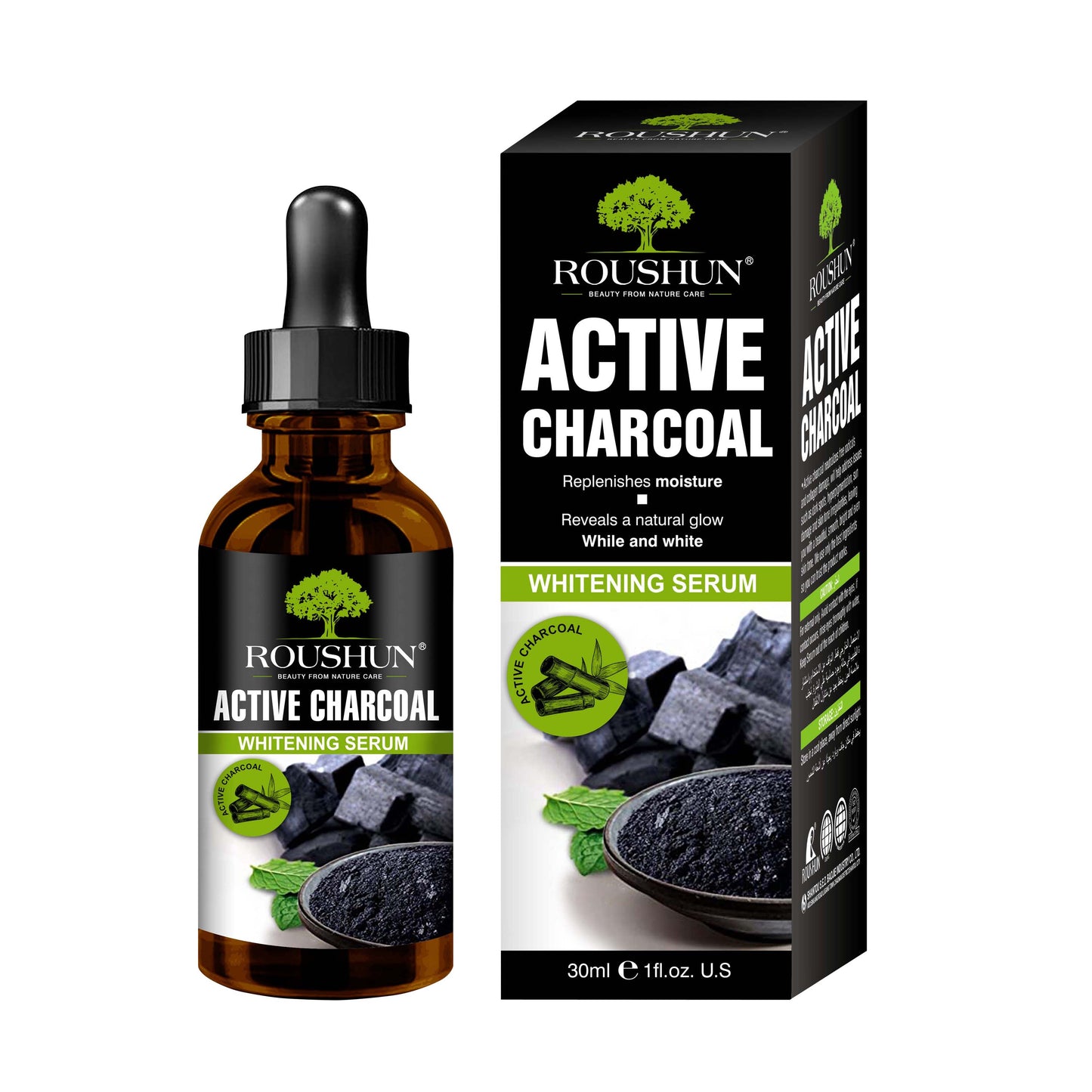 Active Charcoal Whitening Face Serum 30ml