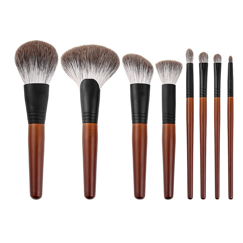 8 Snow Fox Hair Makeup Brush Set