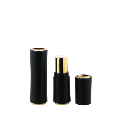 Gold Plated Black Lipstick Tube