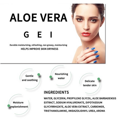 100% Natural Moisturizer Aloe Vera gel for face