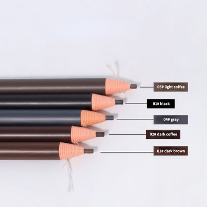 2mm ultra-thin pull wire waterproof and non-smudge eyebrow pencil