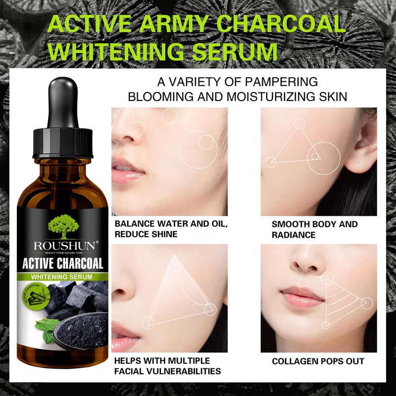 Active Charcoal Whitening Face Serum 30ml