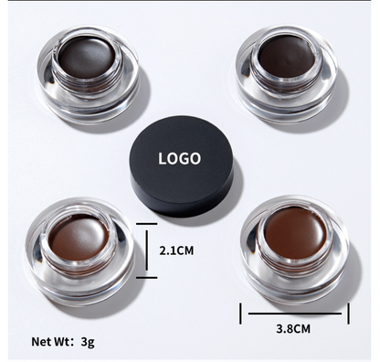 Two-color long-lasting waterproof eyebrow dye (small batch can be printed with logo)