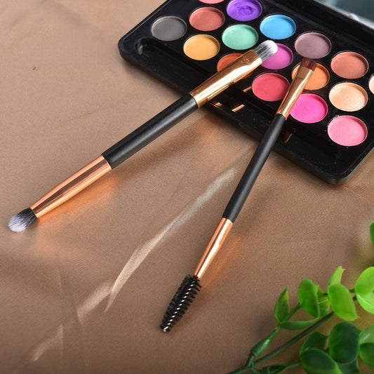 Eye shadow smudge double-ended brush