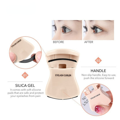 Portable eyelash curler + eyebrow trimmer set