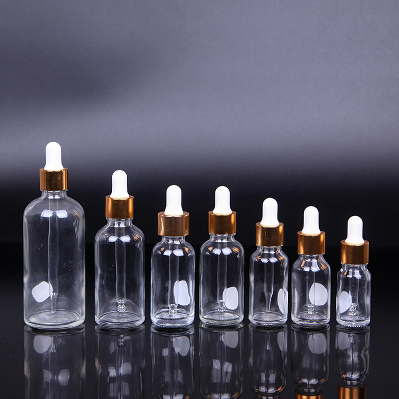 Amber Glass Dropper Oil Bottle for Hair
