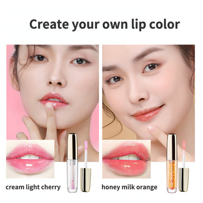 Anti-drying temperature sensitive color-changing lip oil