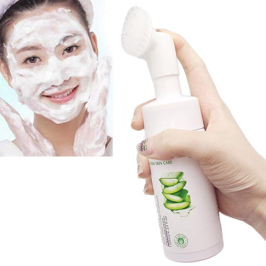 Metacnbeauty Sample Aloe Cleanser foam Anti Aging Natural Gel Daily Face Wash Exfoliating Deep Cleansing Hydration Blackheads Skin Care