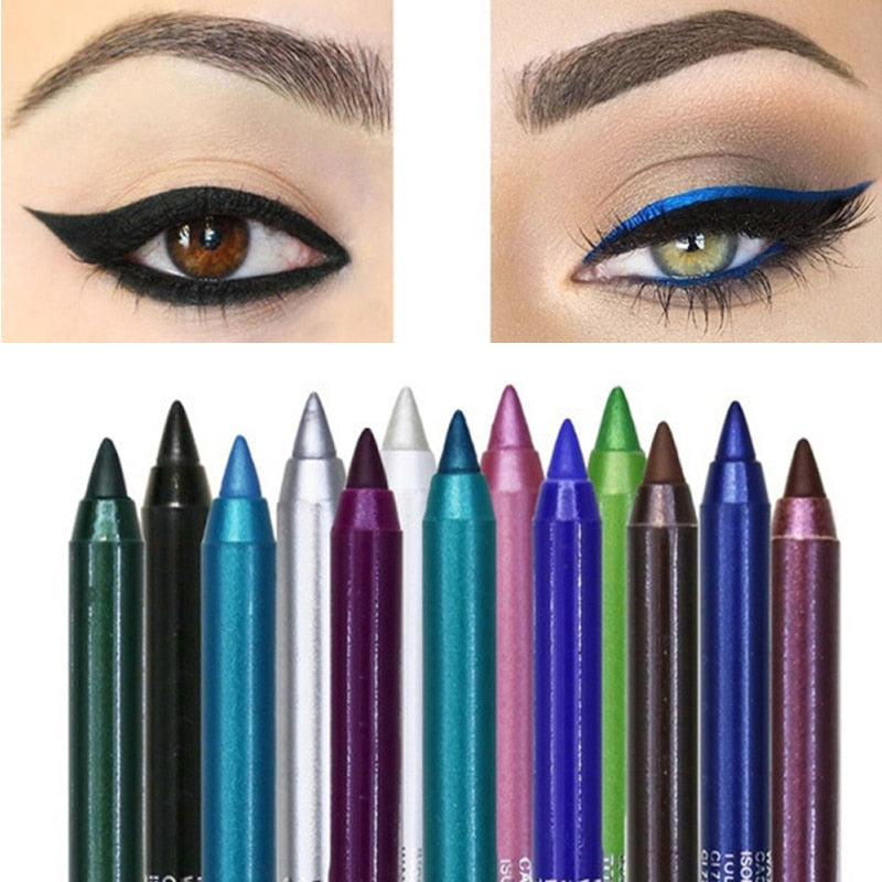 Metacnbeauty Sample 14 Colors Long-lasting Eye Liner Pencil Waterproof