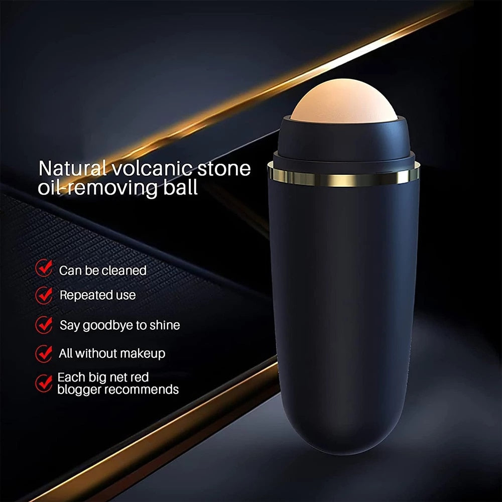 Metacnbeauty Sample 3 Colors Volcanic Stone Oil-Absorbing Rolling Stone Cleans Facial Oil