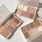 Metacnbeauty Sample Glitter 7 Colors Eyeshadow Palette Matte Shimmer Soft Touch Long Lasting Waterproof